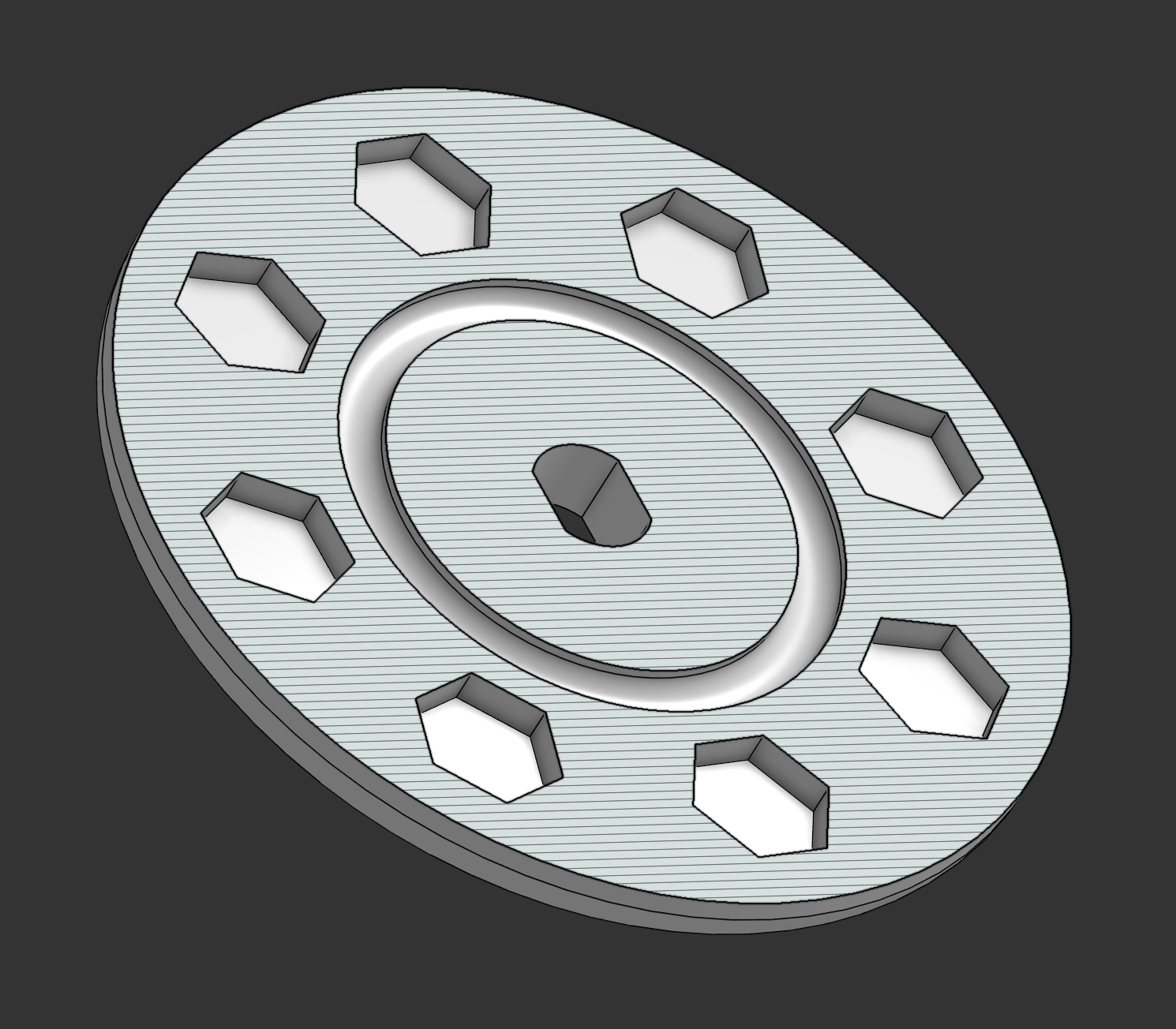 TPU flywheel balancing plates with embedded weights